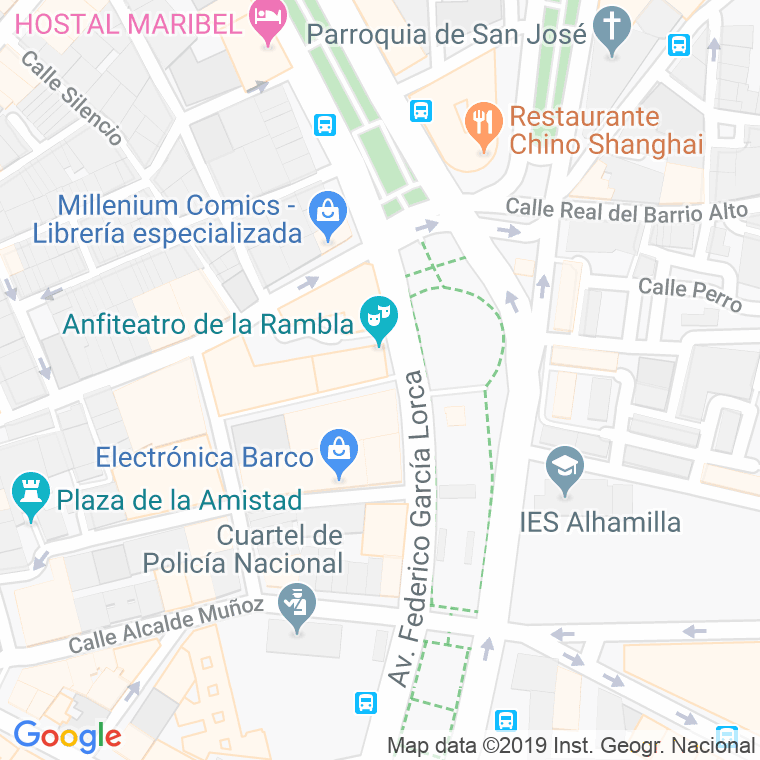 Código Postal calle Calar Alto en Almería