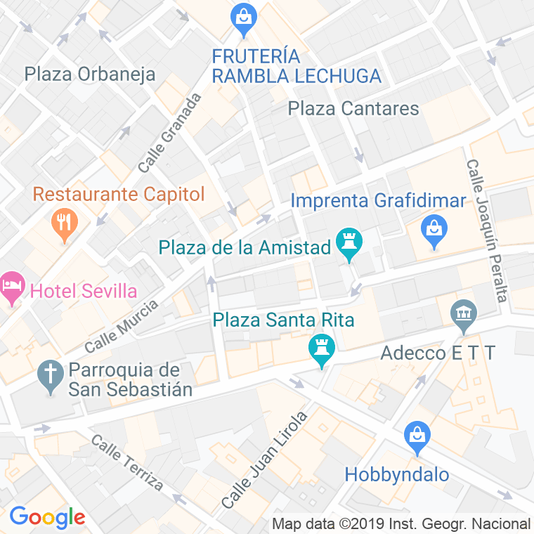Código Postal calle Reinaldos en Almería