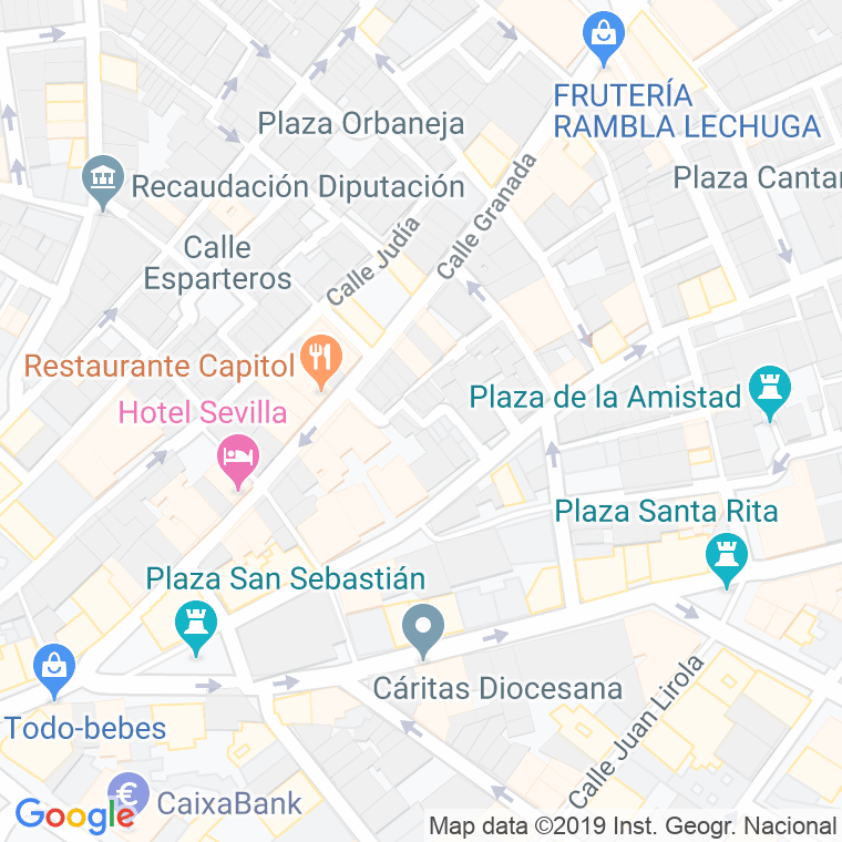 Código Postal calle Relampago en Almería