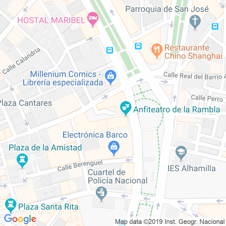 Código Postal calle Salitre en Almería