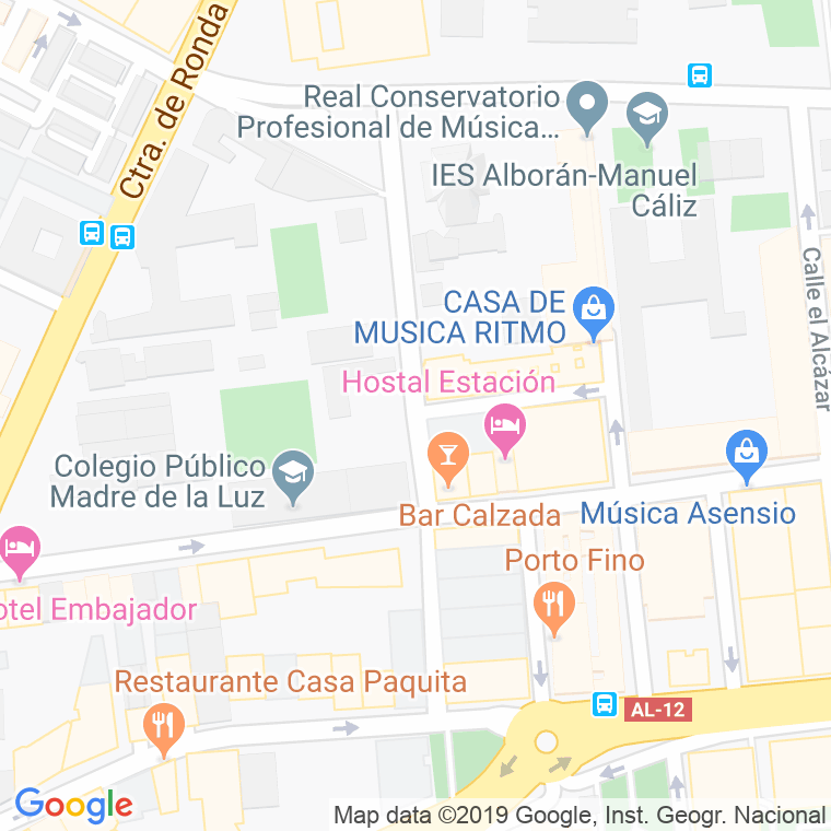 Código Postal calle Limoneros, De Los, carretera en Almería