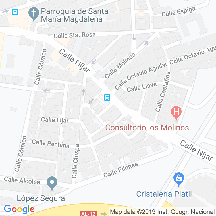 Código Postal calle Misericordia en Almería