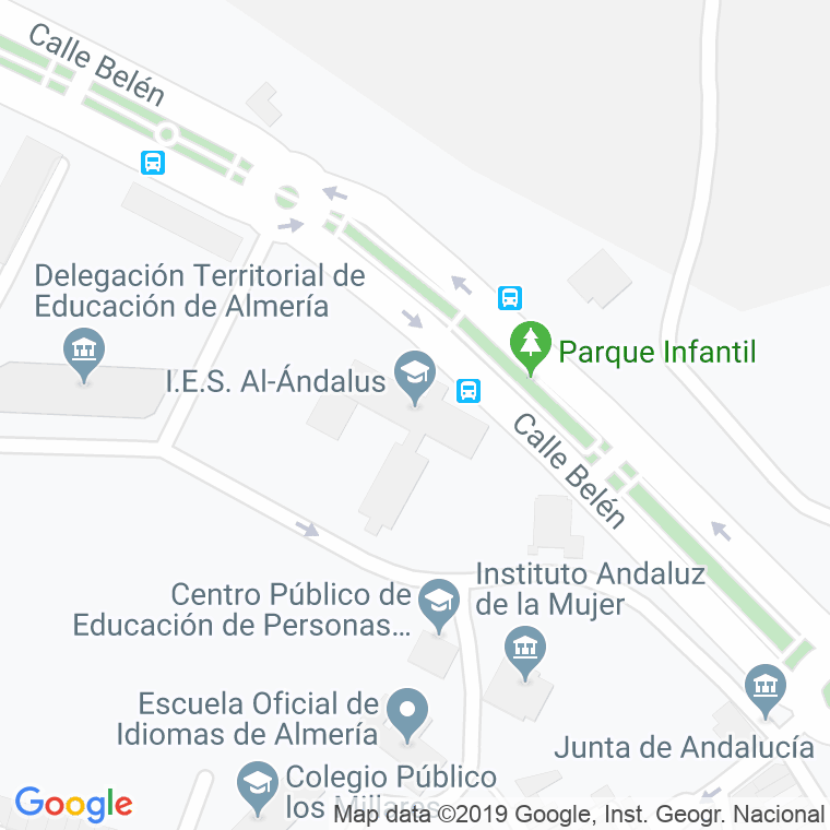 Código Postal calle Al-andalus en Almería
