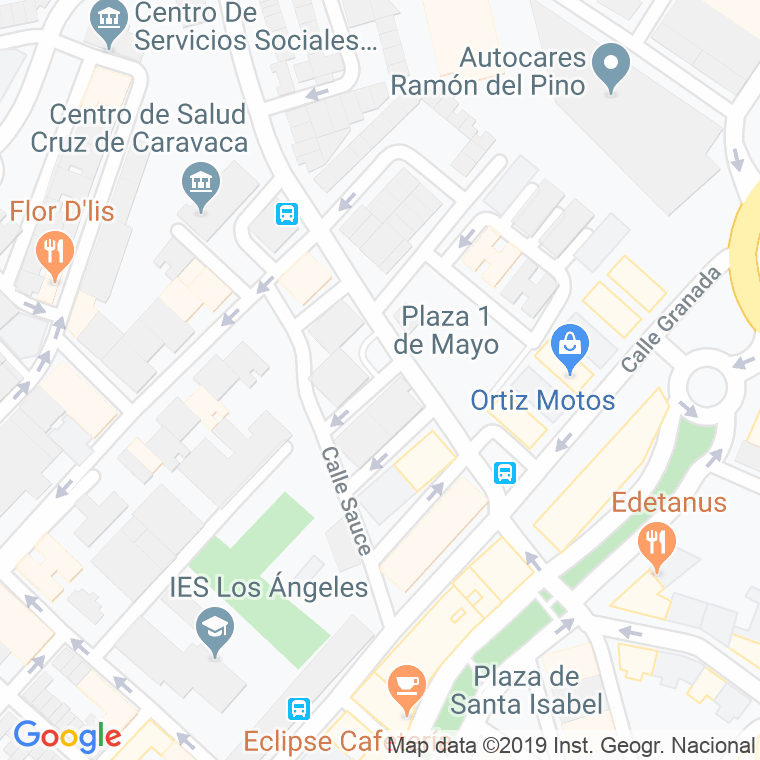 Código Postal calle Azaleas en Almería