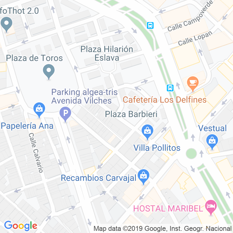 Código Postal calle Enrique Granados en Almería