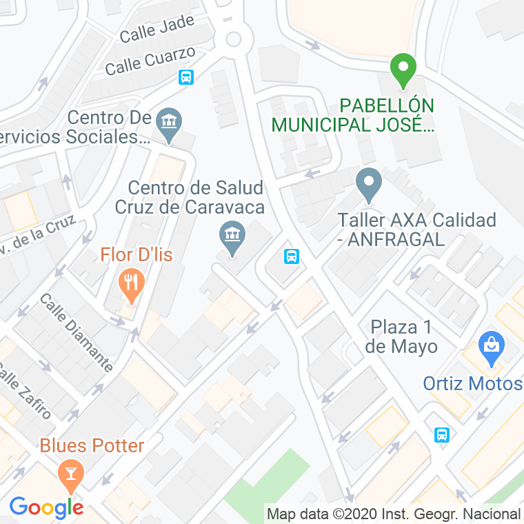 Código Postal calle Ficus en Almería