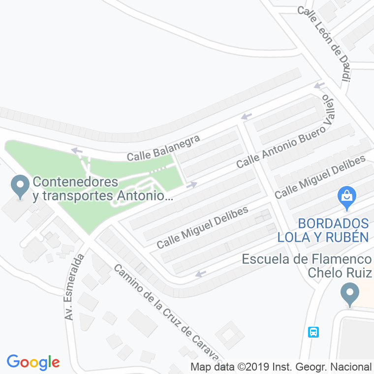 Código Postal calle Antonio Buero Vallejo en Almería