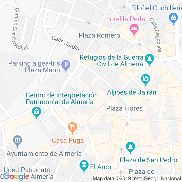Código Postal calle Baños, Los en Almería