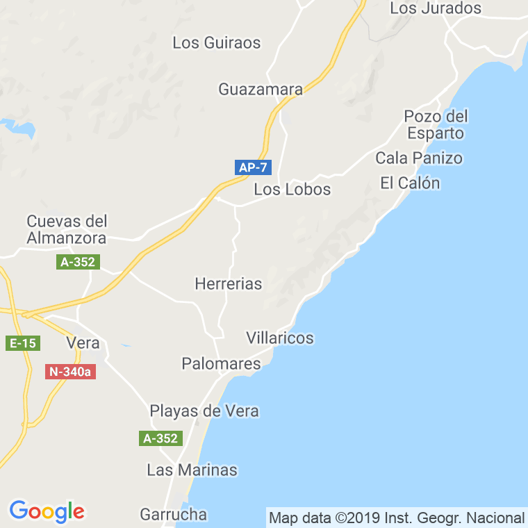 Código Postal de Aljarilla en Almería