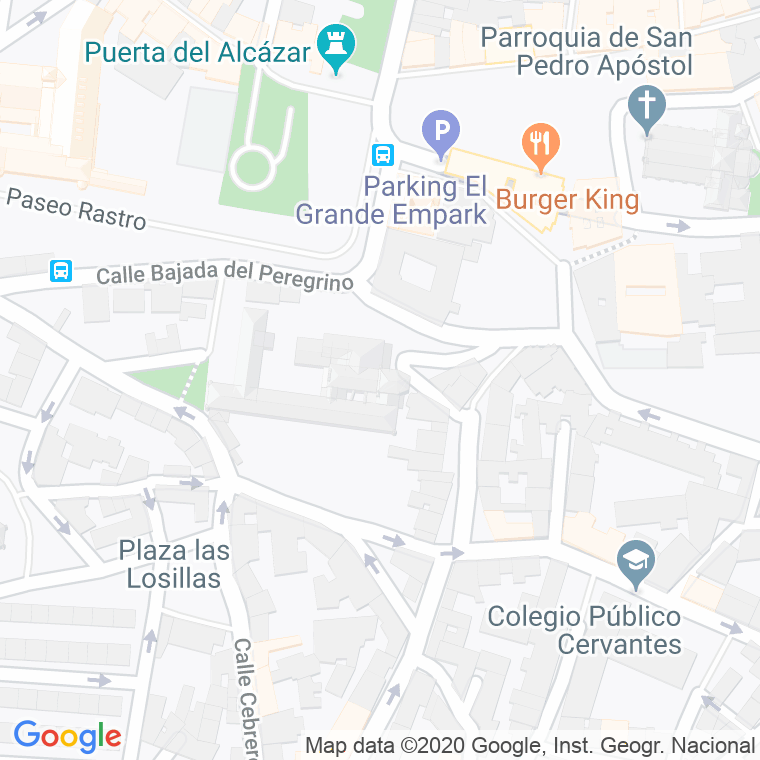 Código Postal calle Tras De Gracia en Ávila