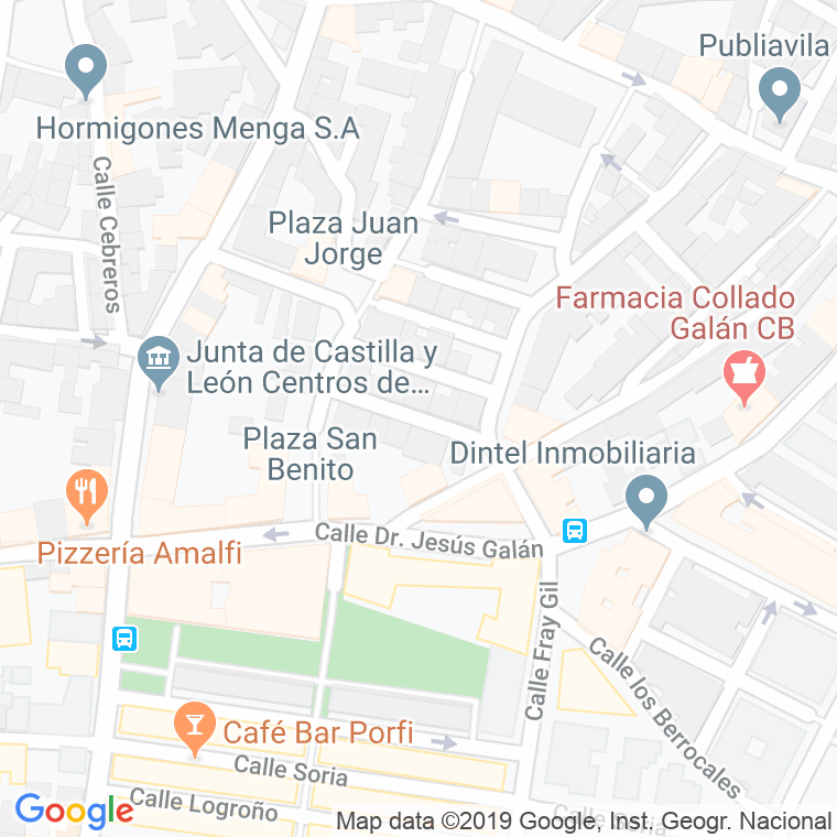 Código Postal calle Horno De San Benito, Del en Ávila