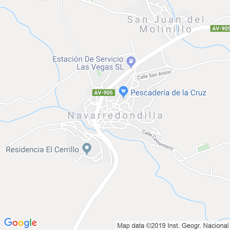 Código Postal de Navarredondilla en Ávila