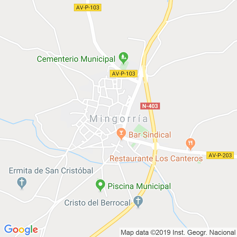 Código Postal de Mingorria en Ávila