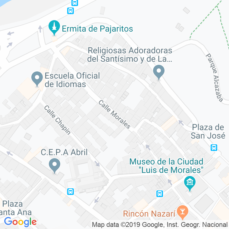 Código Postal calle Morales en Badajoz