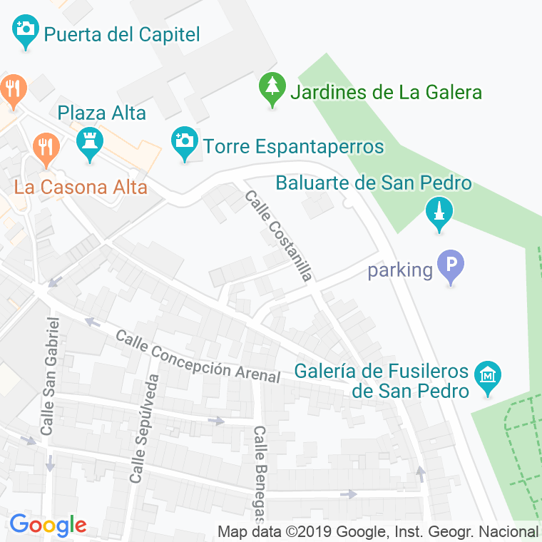 Código Postal calle Peralillo en Badajoz