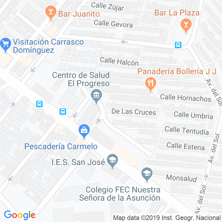 Código Postal calle Cruces en Badajoz