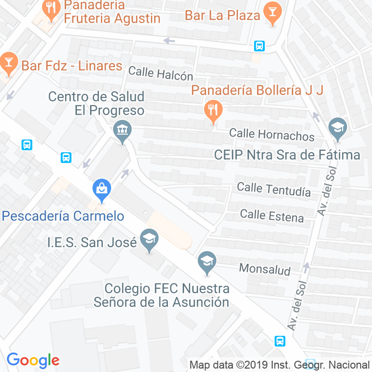 Código Postal calle Piedrabuena en Badajoz
