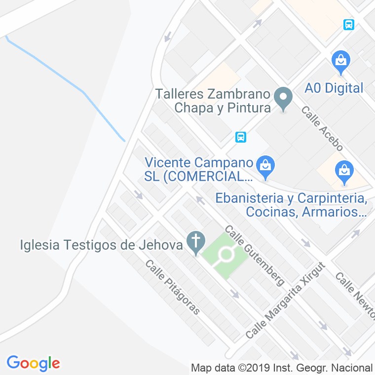 Código Postal calle Edisson en Badajoz
