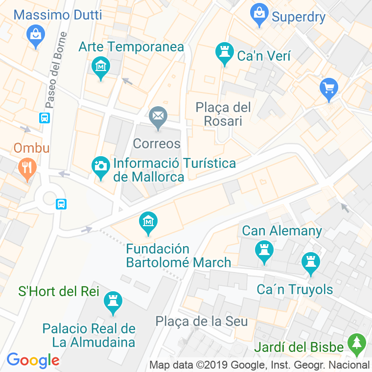 Código Postal calle Conquistador en Palma de Mallorca