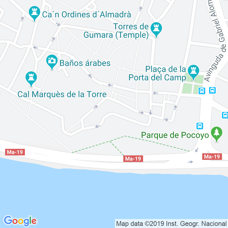 Código Postal calle Llorenç Villalonga, plaça en Palma de Mallorca