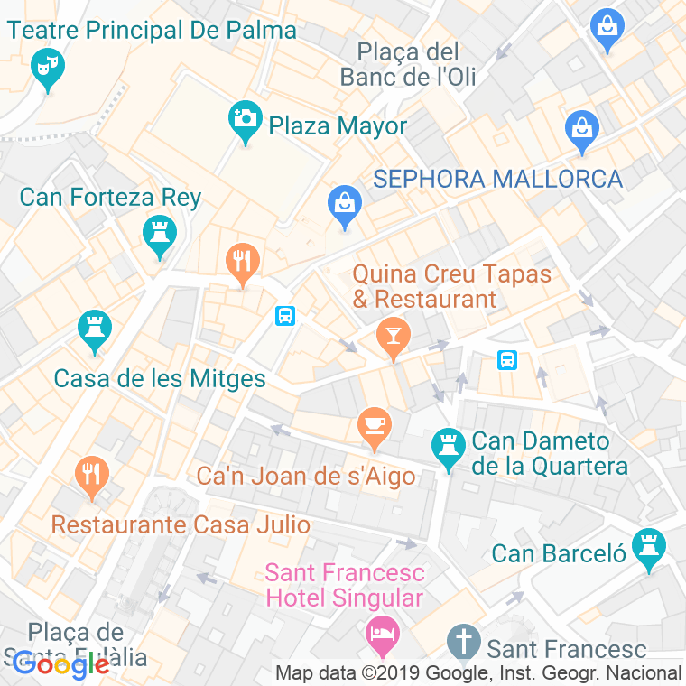 Código Postal calle Galera en Palma de Mallorca