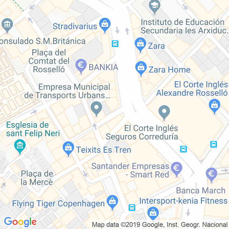 Código Postal calle Llorenç Vicens en Palma de Mallorca