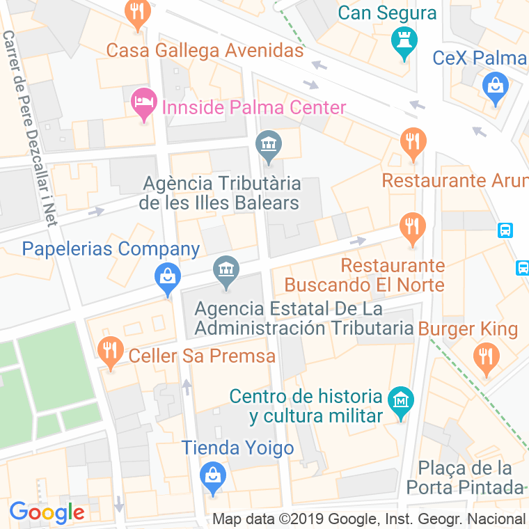 Código Postal calle Cecili Metel en Palma de Mallorca