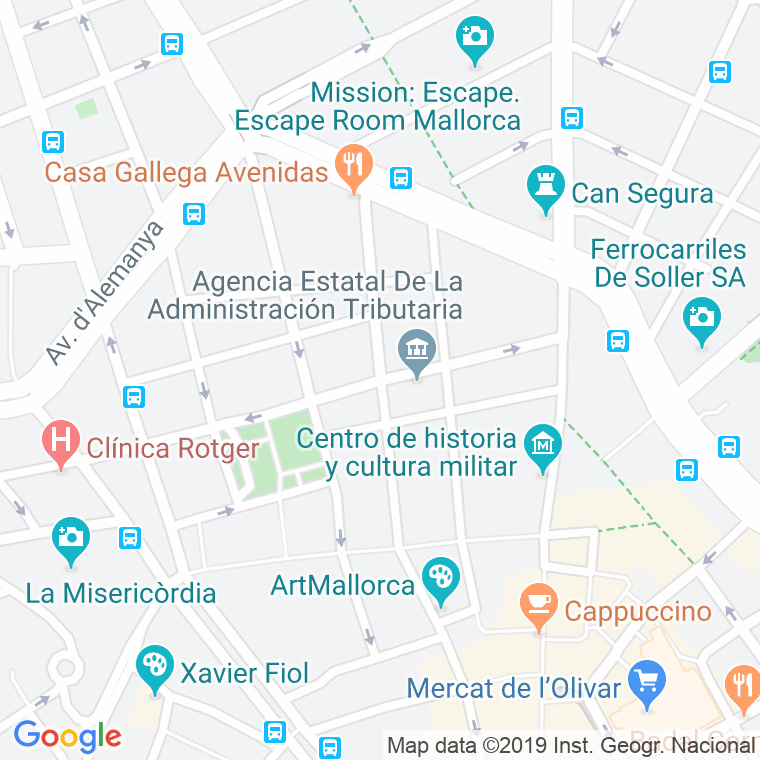 Código Postal calle Font I Monteros en Palma de Mallorca