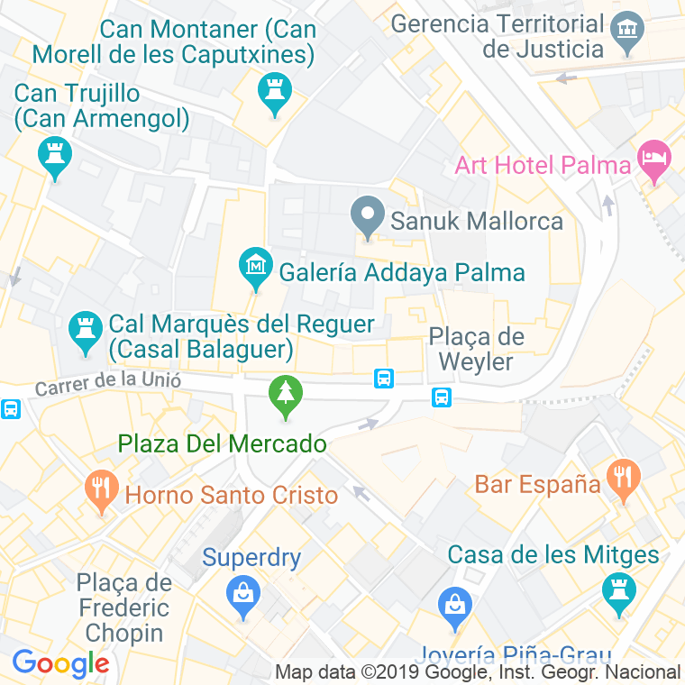 Código Postal calle Rosa en Palma de Mallorca