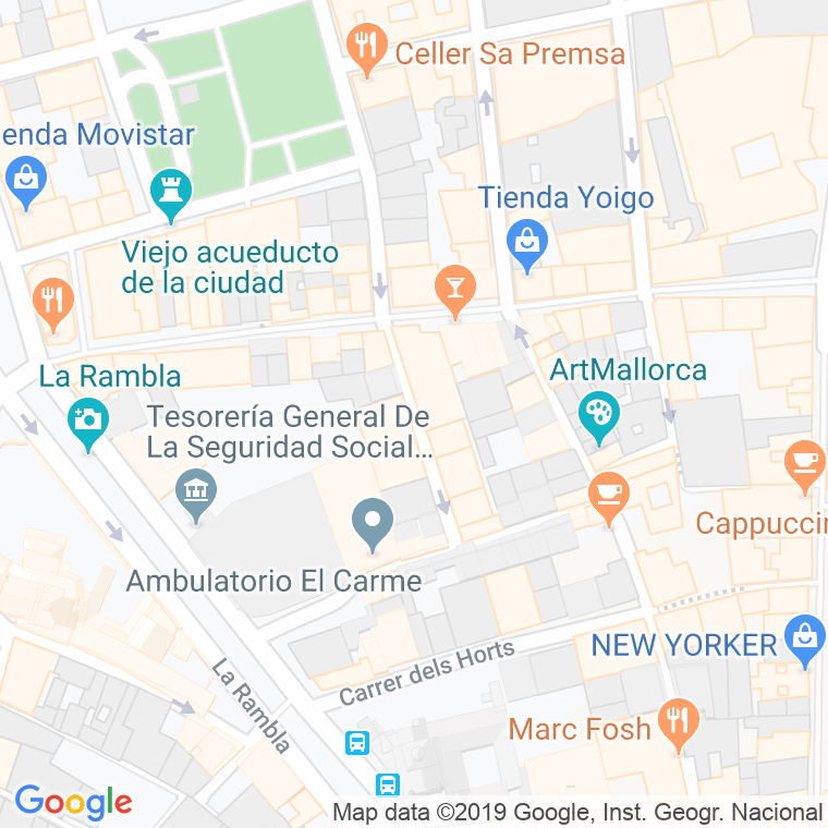 Código Postal calle Sant Elies en Palma de Mallorca