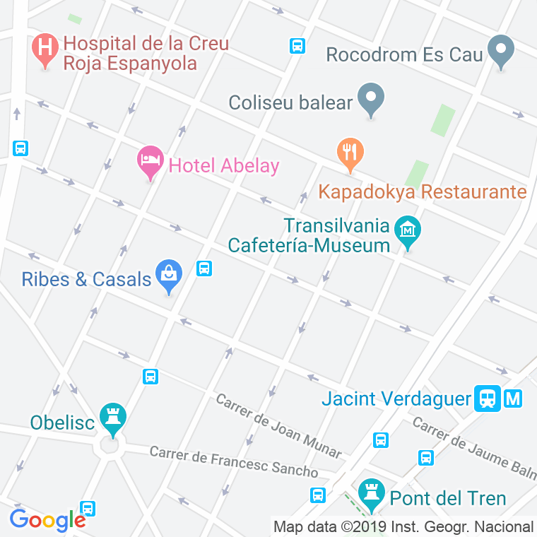 Código Postal calle Fra Lluis Jaume Vallespir en Palma de Mallorca