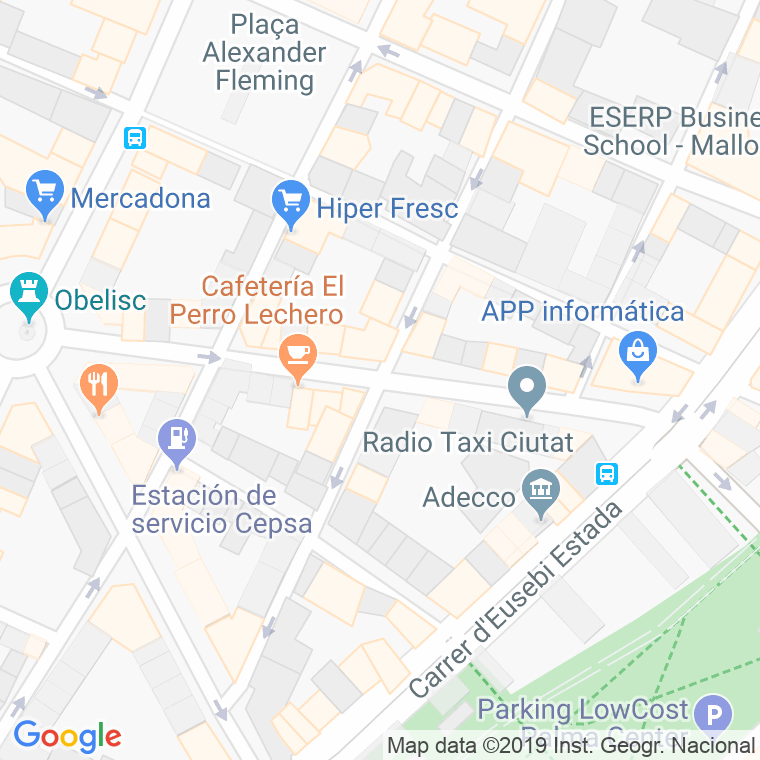 Código Postal calle Francesc Sancho en Palma de Mallorca