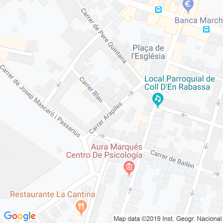 Código Postal calle Arapiles en Palma de Mallorca