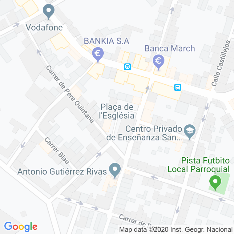 Código Postal calle Esglesia, plaça en Palma de Mallorca
