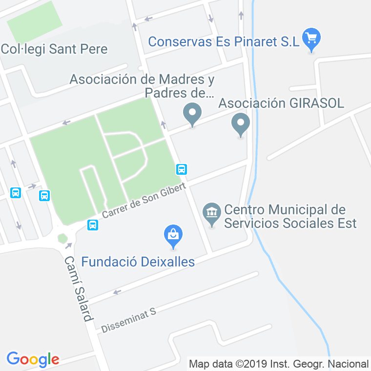 Código Postal calle Mimosa en Palma de Mallorca
