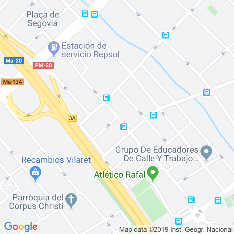 Código Postal calle Ortega Y Gasset en Palma de Mallorca