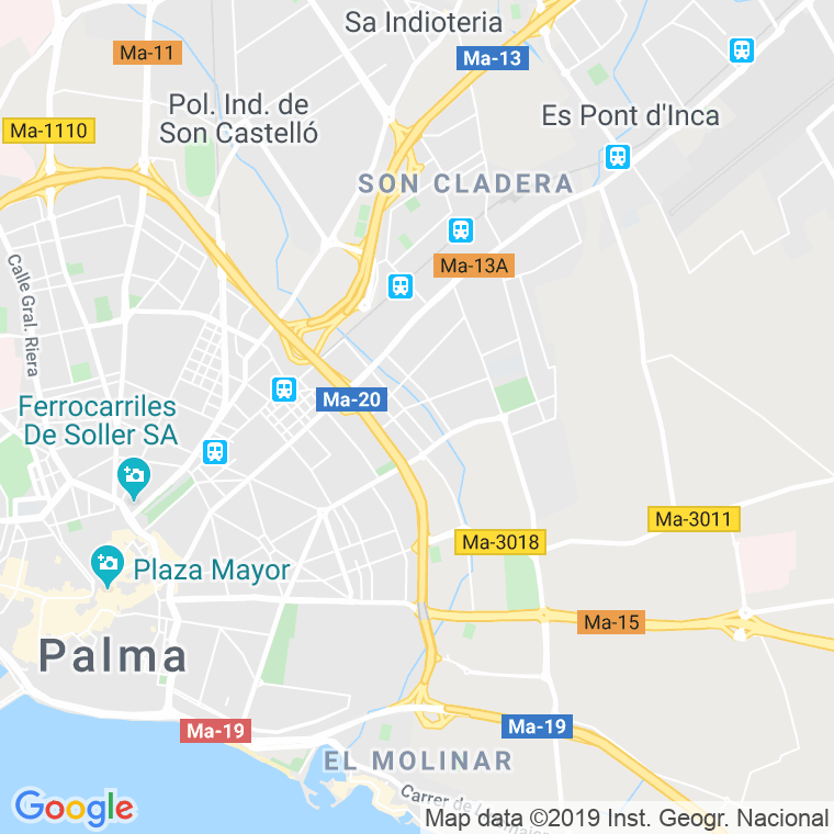 Código Postal calle Pico De Cebollera en Palma de Mallorca