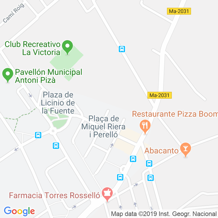 Código Postal calle Cambrils en Palma de Mallorca