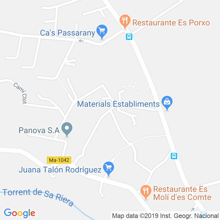 Código Postal calle Can Pau Cella, cami en Palma de Mallorca