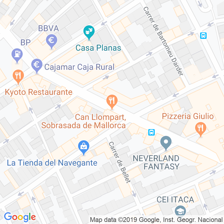 Código Postal calle Can Llompart en Palma de Mallorca