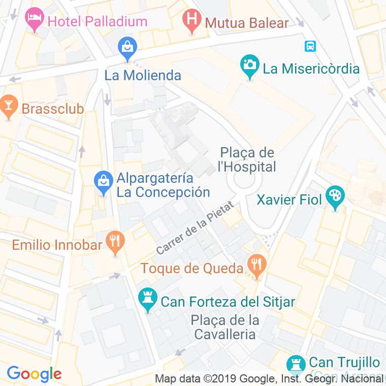 Código Postal calle Salelles en Palma de Mallorca
