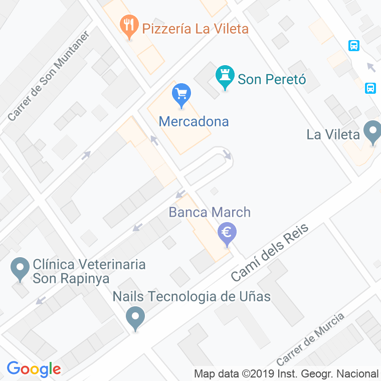 Código Postal calle Bartomeu Sureda I Miserol en Palma de Mallorca