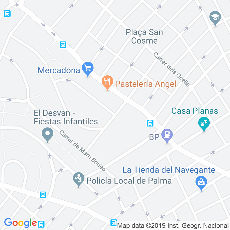Código Postal calle Felix Escobar en Palma de Mallorca
