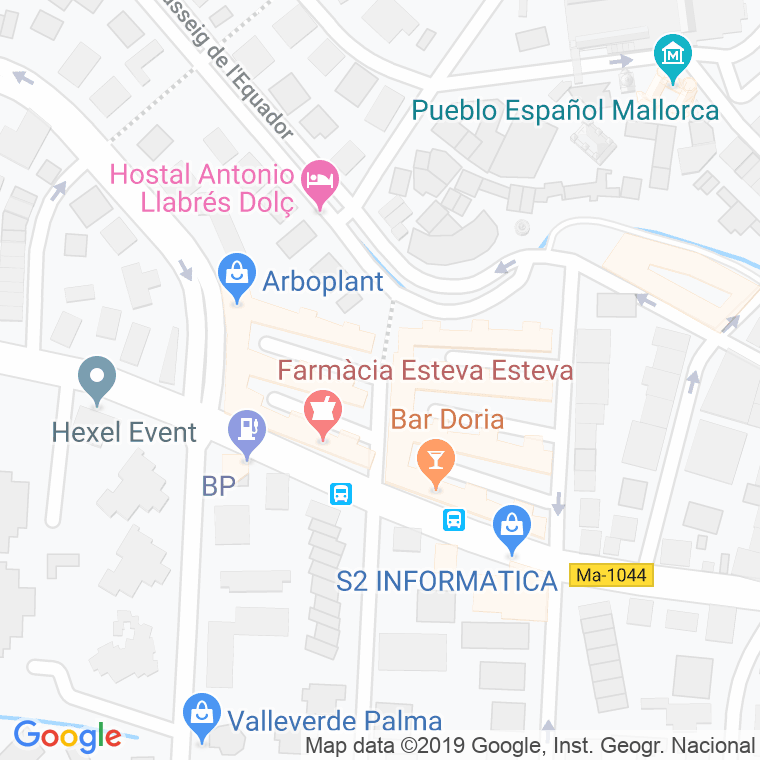Código Postal calle Baltasar Forteza en Palma de Mallorca