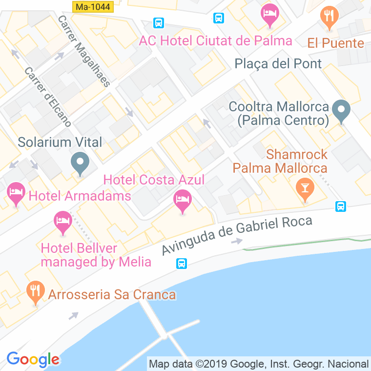 Código Postal calle Llinas en Palma de Mallorca