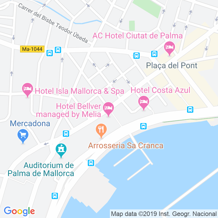 Código Postal calle Marques De La Senia en Palma de Mallorca