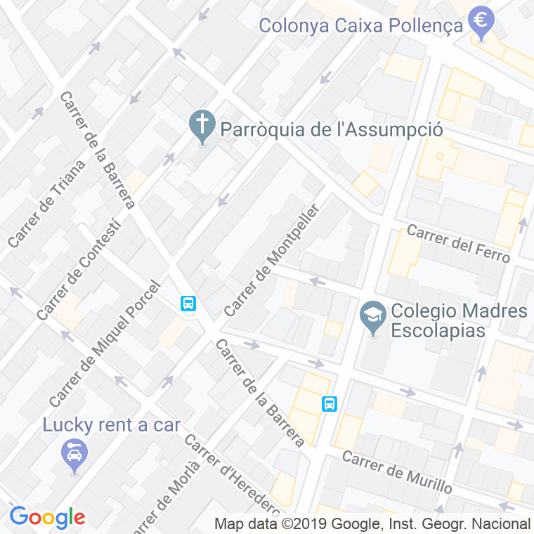 Código Postal calle Montpeller en Palma de Mallorca