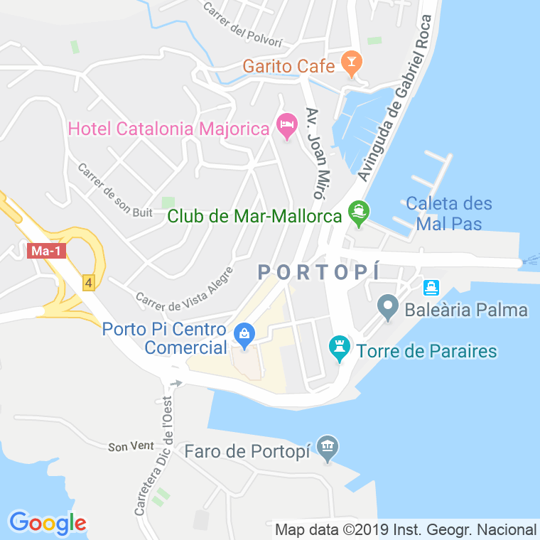 Código Postal calle Garita en Palma de Mallorca