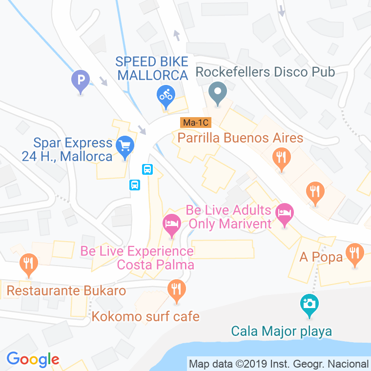 Código Postal calle Gavina en Palma de Mallorca