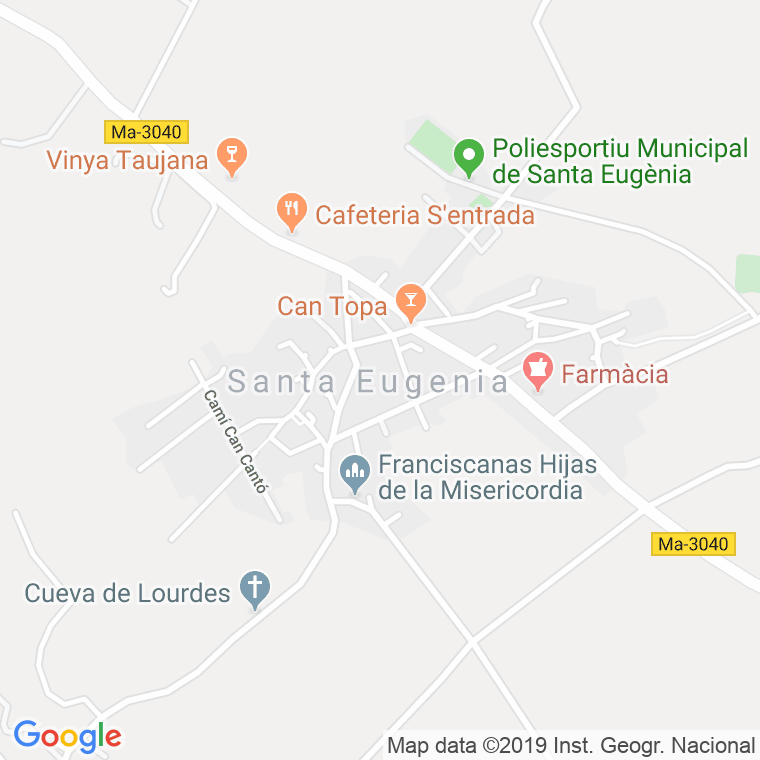 Código Postal de Santa Eugenia en Illes Balears